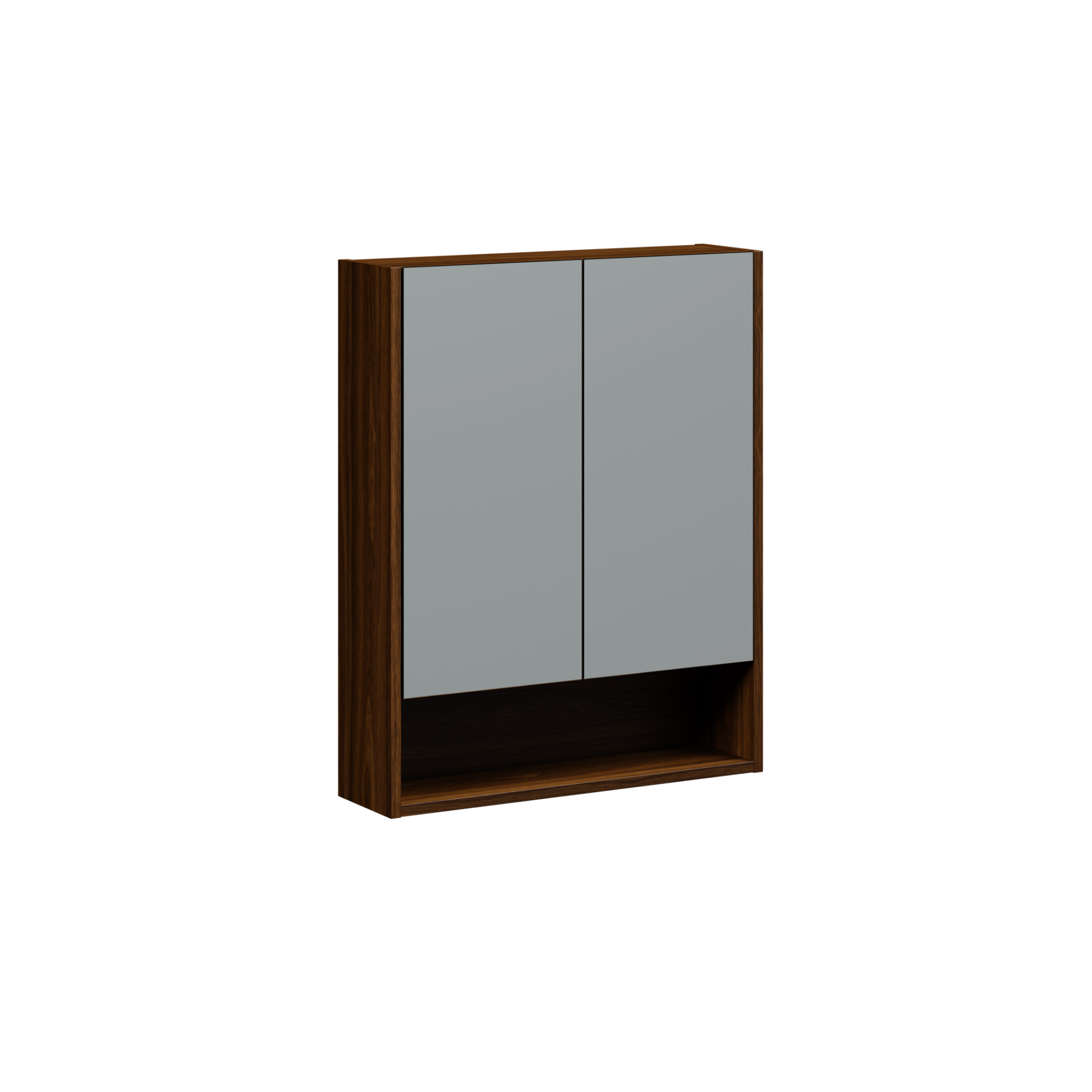 Brockton 24 inch medicine cabinet in walnut