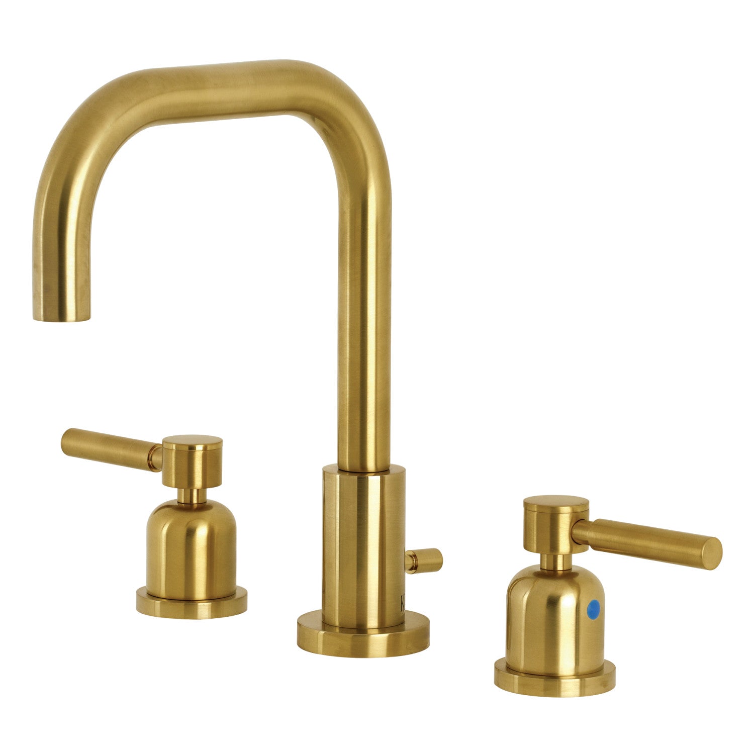 Concord widespread faucet in brushed brass